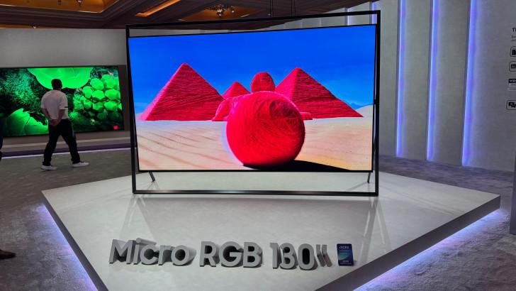 La Micro RGB, 130 pouces